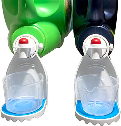 Dulinkas 2-Pack Laundry Detergent & Fabric Softener Drip Catcher Tray - Blue, Plastic