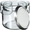 KADAX Lot de 100 bocaux de conservation avec couvercle à visser - 330 ml - Pour confitures, confitures, miel - Argenté