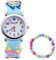 MUXIJIA Kinder Uhren für Mädchen ab 3-10 Jahre, Analog Quarz Armbanduhr Jungen Uhr Mädchen Uhr, 3D Cartoon Mädchenuhr Silikon Uhrenarmband Kinderuhr (Blau)