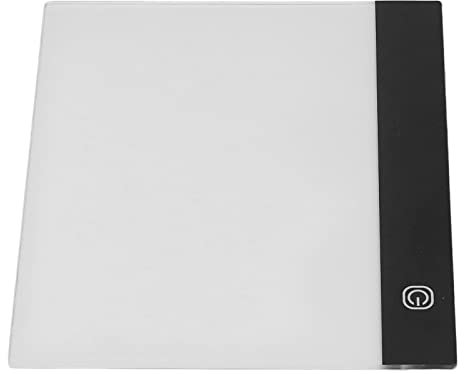 Huairdum Artcraft Tracing Light Pad LED Lightbox Tracer Weiches Weißes Licht Zum Zeichnen von Skizzen (6 Helligkeitsstufen)