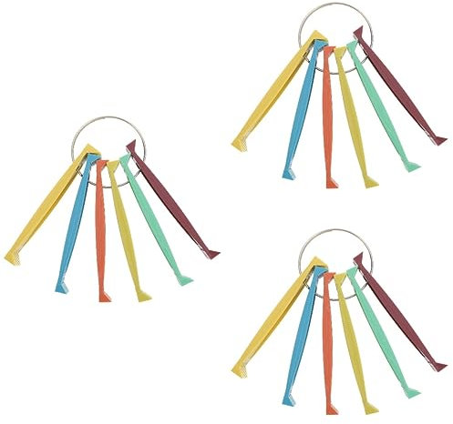 HOMSFOU 3 Stk Klimakamm Lamellenbürste Der Klimaanlage Reinigen Flosse Reinigungsbürste Bürsten Zum Reinigen Bürste Zum Reinigen Werkzeug Richtmaschine Flossen Nylon