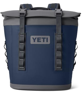 YETI Hopper M12 Rucksack, weiche Seiten, Kühler mit MagShield-Zugang, Marineblau