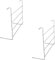 AAMEN 4 Bar Radiator Clothes Airer, Indoor Laundry Clothes Drying, Lightweight Portable Clothes Airer, Drying Rack Rail, Perfect Space for Hanging Towels & Clothes (Pack Of 2)