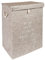Wäschekorb mit Deckel aus Filz I Wäschesammler I Wäschebox groß (Beige)