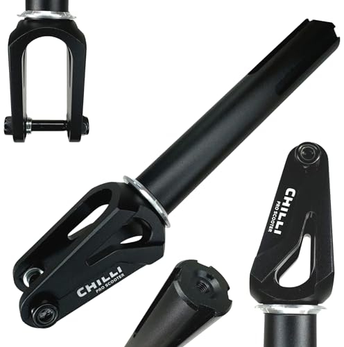 Chilli Pro Scooters Stunt-Scooter Fork Trick Roller Ersatz Tuning Gabel IHC I SCS I HIC passend für 100 I 110 I 120mm Rollen (FAT27 + 24 Schwarz)
