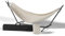 HAGO Hängematte | Garten | Outdoor | Robust | Wetterfest | Beige | Einfach Montage | Verstellbar | 250kg Belastbarkeit | Polyester-Baumwollmix | 255x99x98cm