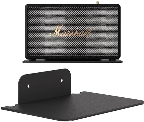 SSCEHCNY Wall Mount Bracket for Marshall Speaker, Space-Saving Marshall Accessories for Better Sound (Black, 1-Pack)