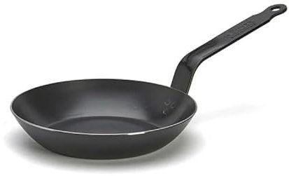 De Buyer Poêle à frire en acier carbone bleu 20,3 cm