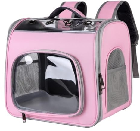Hundetasche Katzenrucksack Haustier Rucksäcke Hundetasche, Haustier-Rucksack, Hunderucksack, Katzen-Tragetasche, Tragbare Outdoor-Reise-Haustier-Tragetasche Katzentasche Haustier Tasche Hunderucksack(
