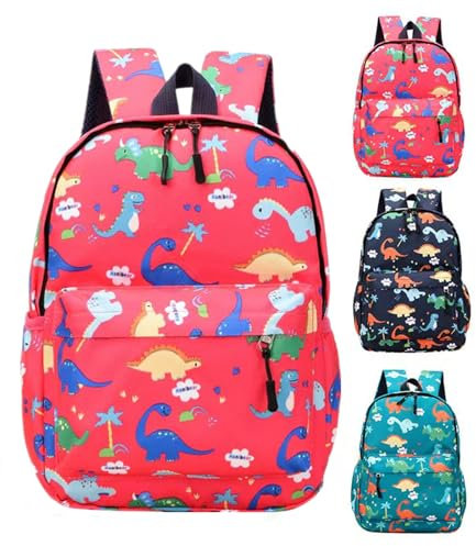 Morwealth Kinderrucksack für Jungen/Mädchen 3-8 Jahre, Kindergartenrucksack mit Brustgurt,Reflektierende Streifen Kinder Rucksack Cute Cartoon 10L Vorschule Schulrucksack (Rosa)