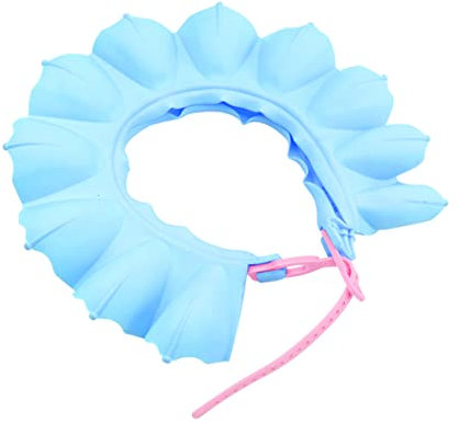 ANDRESLAD Babyparty shampoo cap bath cap shampoo hat bath hat Kindershampoo Shampoo, Badekappe, Dusche Visier für Babywanne Duschhaube für Kleinkinder duschen Blue