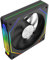 CiT Eclipse PC Case Cooling Fan 120mm Black with Aluminium Medallion Center, Two-Sided Infinity Mirror, PC PWM Silent Fan With 800-1600 RPM & ARGB 5V 3pin Aura Sync