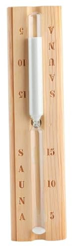 Temporizador de sauna Natrual Wooden Sauna Sand Timer Spa Room Countdown Portable Práctico Accesorios de sala de vapor