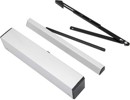 Automatischer Drehtüröffner 110° Türöffner Elektrischer Schwingtüröffner mit 2 Fernbedienungen, Einstellbar Winkel, Elektrischer Handicap-Türöffner für kommerzielle Private Nutzung