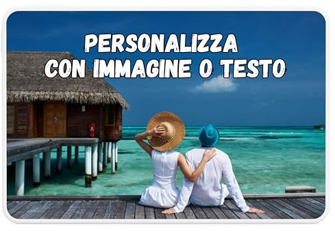Tappetino Mouse Personalizzato con Foto - Mousepad Personalizzabile per Idea Regalo di Compleanno, Ufficio e Gaming