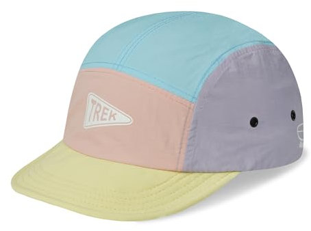 Clakllie 5 Panel Cap mit Kurzem Schirm Wasserdicht Basecap Herren Weich Leichte Sport Running Cap Unstructured Outdoor Caps,BSSD2567-Baby Blue