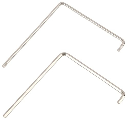 2 Stück Fenster Einstellwerkzeug Set, gebogener 4mm Innensechskant, Kugelkopf 4mm, Torx TX15, Fenster Einstellschlüssel, Fensterbeschläge Ersatzteile, Justierschlüssel für Fenster, Türen, Montage