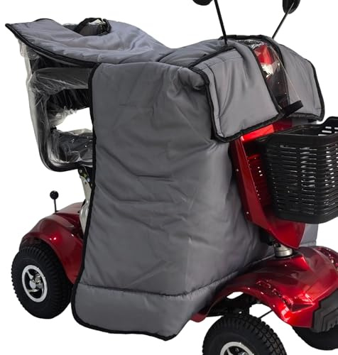 Mobility Scooters Accessories Waterproof Rain Cover Leg Blanket Electric Scooter Shelter Universal (Grey)