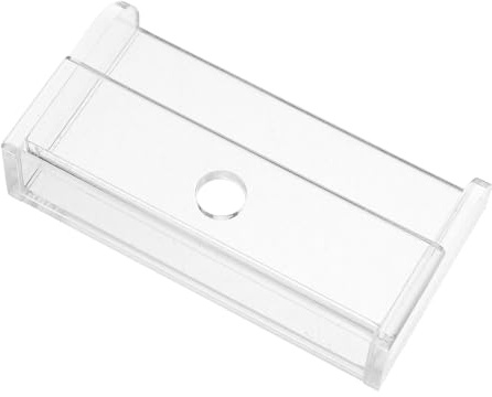 OUNONA Wall Mounted Acrylic Garage Door Remote Holder Bracket 3.58x1.97 Storage Stand for Remote Controls in Garage Interiors