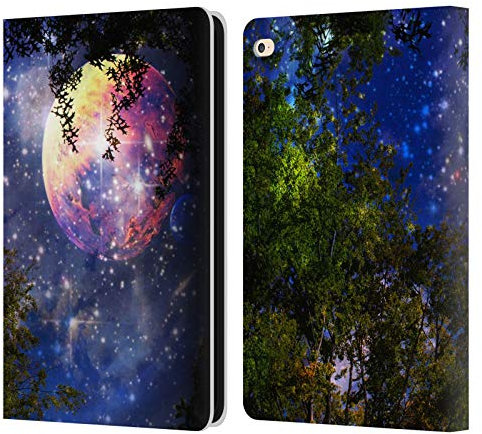Head Case Designs Offizielle Haroulita Unglaubliche Aussicht Fantasy 4 Leder-Wallet-Hülle Kompatibel mit Apple iPad Air 2 (2014)