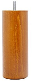 La Fabrique de Pieds AM20170018 - Set di 4 Piedini cilindrici, in Legno, 15 x 6 x 6 cm, Colore: ciliegio