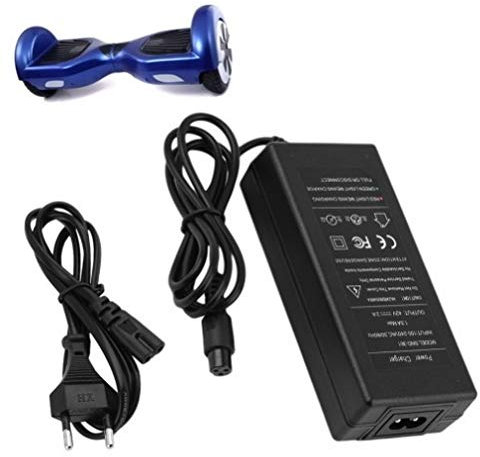 TOP CHARGEUR * Netzteil Netzadapter Ladekabel Ladegerät 42V 2A für Hoverboard Drive Segway Scooter Monorover Skateboard Electric Balancing Smart Auto-Balancing Drifting Overboard für Zweiräder