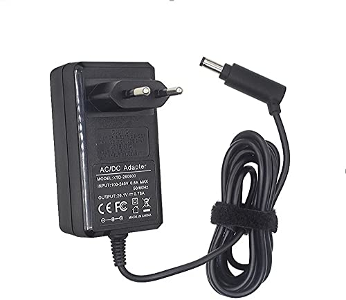 Cargador de Adaptador de CA de 26.1 V para Dyson V6 V7 V8 DC58 DC59 DC60 DC61 DC62 DC72 SV03 SV04 SV05 SV06 SV07 SV09 SV10 SV11 Aspirador de Animales Cargador de batería Hoover de Mano portátil