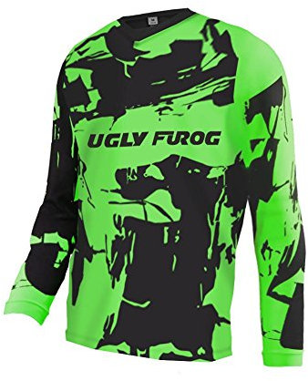 UGLY FROG Motocross Winter Thermal Vlies 2018 Herren Mountainbike Downhill Freeride BMX Trikot Shirt Motocross Lange Ärmel MTB/Downhill Cycling Jersey