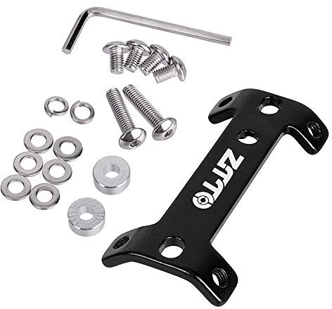 Lixada1 Aluminum Alloy Double Headed Bicycle Bottle Cage Extender Mountain Bike Water Bottle Cage Mount Holder