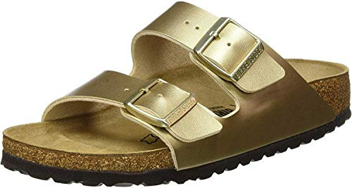BIRKENSTOCK Damen 1016111_42 Slides, Gold, 42 EU