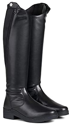 HORZE Hannover Womens Tall Dress Boots - Black - 9