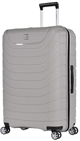 Probeetle by Eminent Koffer Voyager XXI 77 cm 112 L Hartschalenkoffer super leicht & robust 4 leise Doppelrollen großer Rollkoffer Grau