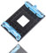 NMD&LR Placa Posterior De La CPU, Placa Posterior De Plástico para Ventilador De Radiador De Estante Inferior Adecuado para Soporte AM4 AMD Placa Base B350 X370 A320