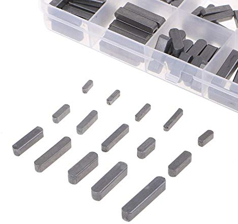 150-teiliges Schlüssel-Sortiment 18 mm 20 mm 30 mm 40 mm 50 mm 60 mm Schlüssel Stock Key Stock Keystock Federschlüssel Parallel Antriebswelle Schlüssel Set