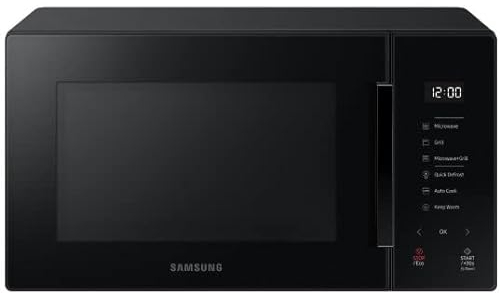 Samsung grill microondas 23l 800w negro mg23t5018ak