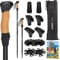 gipfelsport Wanderstöcke Teleskop | Nordic Walking Stöcke Damen und Herren | Trekkingstöcke ausziehbar, Ultraleicht und verstellbar | aus Aluminium und mit Kork-Griff