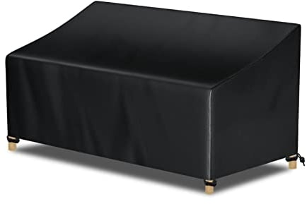 Awnic 2-Sitzer Outdoor-Sofa Abdeckung wasserdicht, Garten Sektional Sofa Abdeckung, Patio Möbel deckt 160 x 85 x 71cm