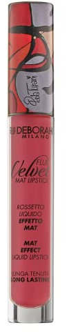 DEBORAH Milano - Fluid Velvet Mat Lipstick, N.8 Classy Mauve Painted by Paola Turani, Rossetto Liquido Effetto Matte a Lunga Tenuta, Dona Labbra Soffici e Idratate, 4.5 gr