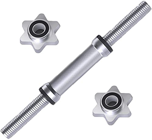 TSTSM Hantelstange, Hantelstange, Langhantelstange mit Sternverschluss, Länge 35 cm Ø 25 mm max. Gewichtsbelastung von bis zu 100 kg-B