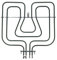 easyPART Kompatibel/Ersatz für Leonard 10027449 Heizung Heizelement Backofenheizung Oberhitze 800W/1650W Grill 230V Backofen Herd Ofen Alternativ Electrolux AEG 3970129015 Zanker Zanussi Progress Juno