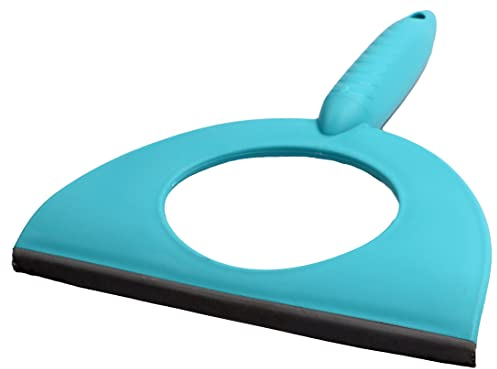 DIVCHI Window Squeegee Glass Cleaning Wiper - Plastic Body with Rubber Blade Easy Grip Handle Multipurpose Glass Squeegee Window Cleaner for Cars, Bathroom & Shower Squeegee