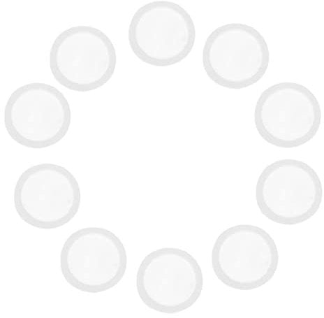 10pcs Kazoo Flöte Membran transparenter Membranmund 18mm Kazoo Teile Zubehör