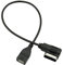 BOWONG Audio-Adapter AMI MDI USB Music Interface MP3 kompatibel mit Audi A3 A4 S4 A5 S5 S6 A8 S8 A8-L Q3 Q5 Q7 TT R8 VW Jetta Golf Mk6 Passat Touareg Wagon Skoda Seat