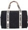 Childhome, Mommy Bag, Wickeltasche, Kliniktasche, Reisetasche, großes Fassungsvermögen, Wickelauflage, verstellbarer Schultergurt, unterteilt, Isoliertasche, Durchgang für Koffer, Schwarz, Signature