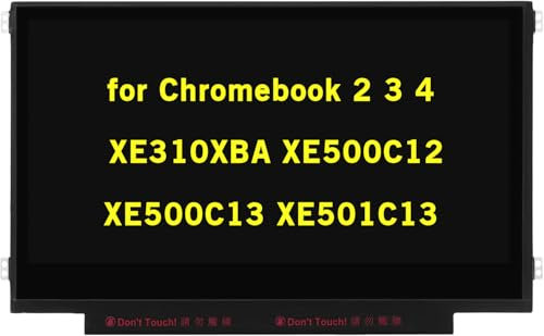 11.6 Screen Replacement for Samsung ChromeBook 2 3 4 XE310XBA XE500C13 XE501C13 XE310XBA-K01US XE500C13-K02US XE500C13-K01US XE500C13-K04US HD 1366x768 30Pin LED LCD Display Screen Panel