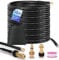 30M/98.4FT Pressure Washer Drain Pipe Cleaning Hose Cleaning Kit with 2 Adapter and Rigid Jet Nozzle, Compatible with Karcher K2, K3, K4, K5, K6, K7 and LAVOR Pressure Washer, 180 Bar