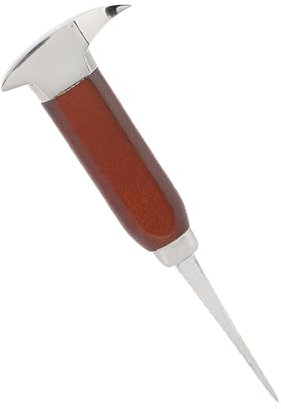 Ice Pick 6.7 Stainless Steel Wood Handle, Fast Ice Cutting Tool for Kitchen Bars, Anti-Rust Easy-to