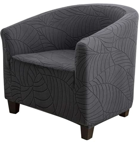HLTQL Sesselhussen Stretch Cocktailsessel、Club SesselüBerwüRfe、SesselbezüGe Fuer Schalensessel、Waschbar, MöBelschutz,Universal Sofabezug FüR Einzelsofa(a8)