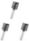 3 set 8mm Shank Bottom Cleaning Dado Router Bit 5-18mm Wood Cutting Tool 8x18mm Black