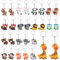 JPGhaha 28 X Silicone Porte Clef Animaux Porte Clef Enfant Animaux Cartoon Porte-clés de poche pour Fête des enfants Cadeau pour garçons Filles